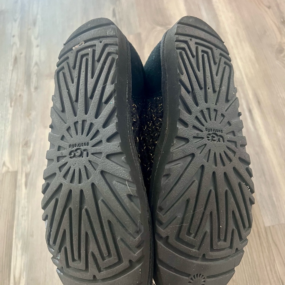 Chic Black Knit Button Boots - image 5